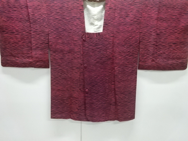 変わり横段模様道行コート